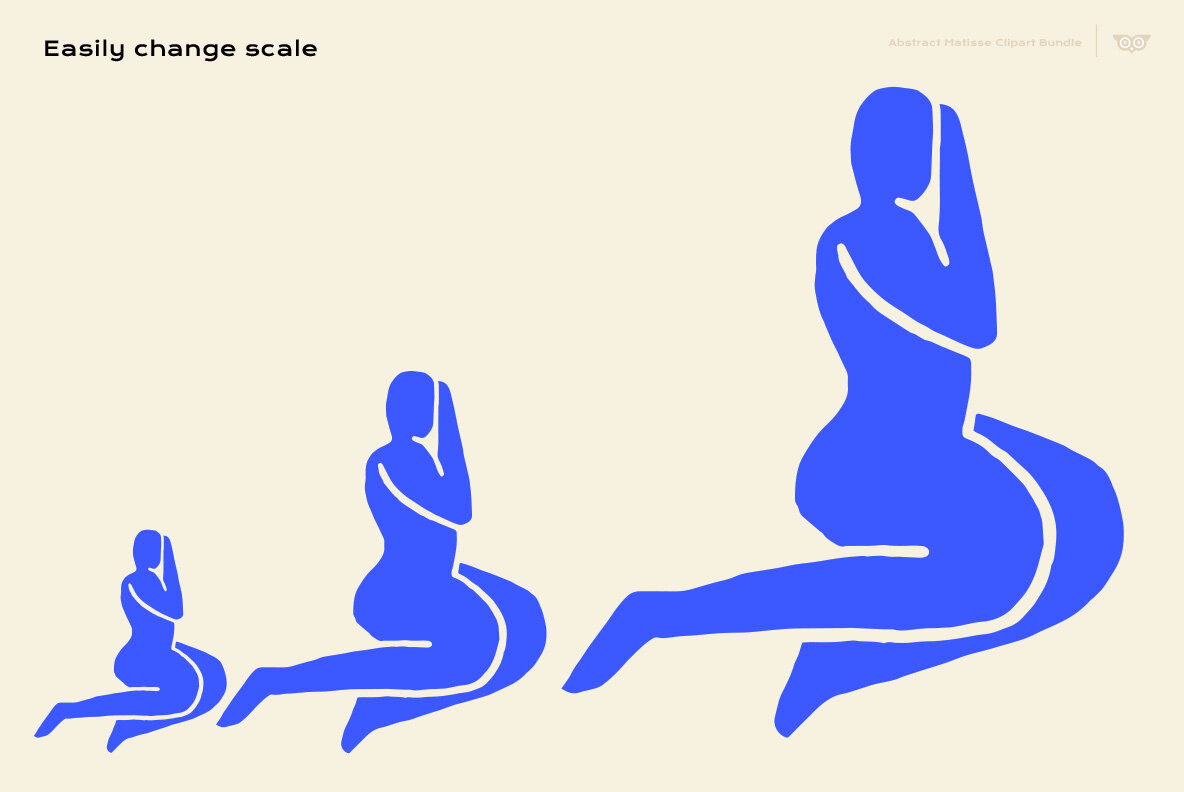 Abstract Matisse Clipart Bundle 4