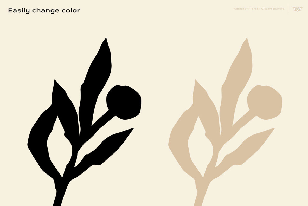 Abstract Floral II Clipart Bundle 3