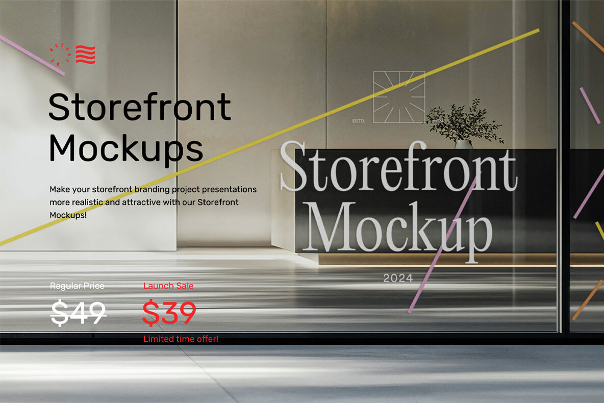 Storefront Mockups   Outdoor Scenes 2