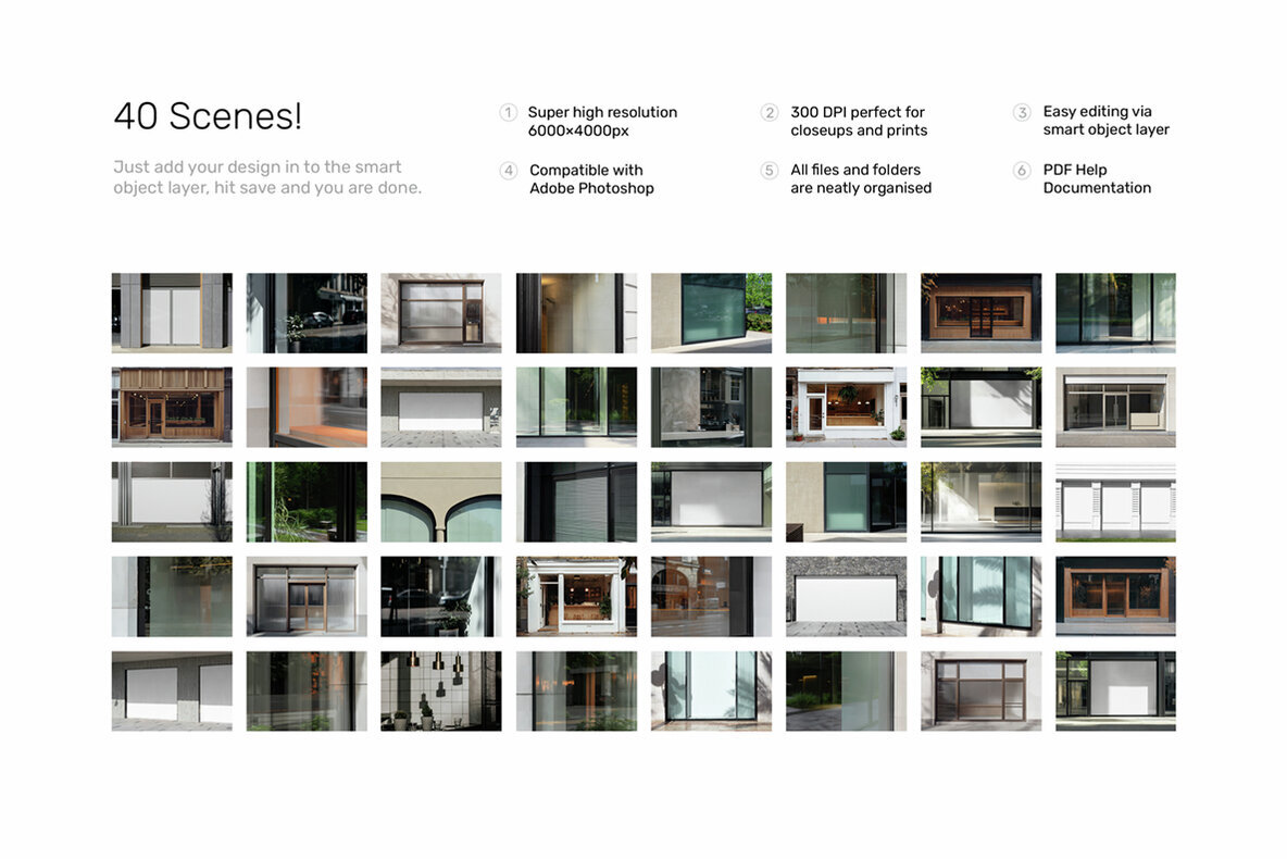 Storefront Mockups   Outdoor Scenes 3
