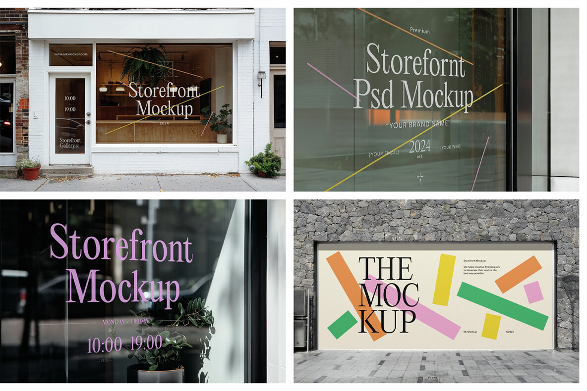 Storefront Mockups   Outdoor Scenes 9