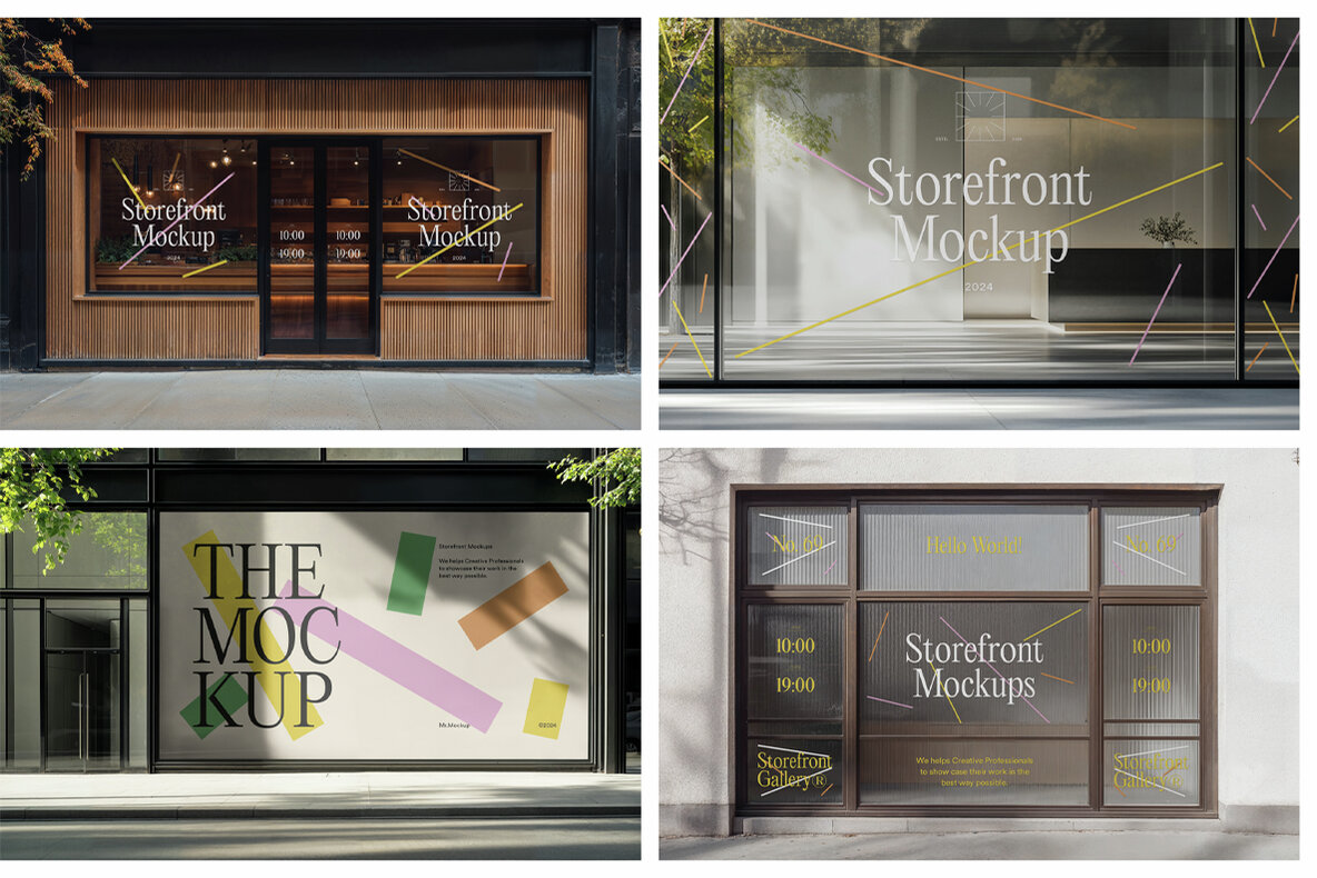 Storefront Mockups   Outdoor Scenes 19