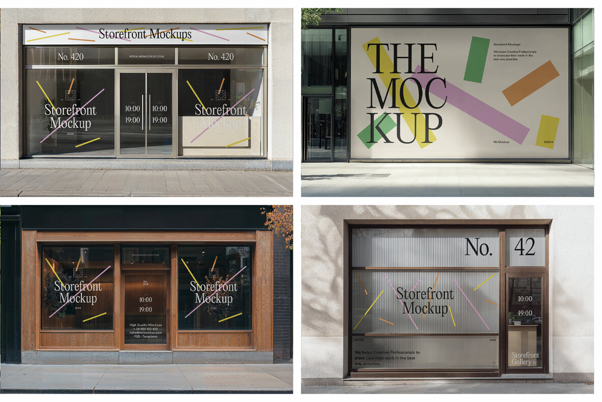 Storefront Mockups   Outdoor Scenes 21