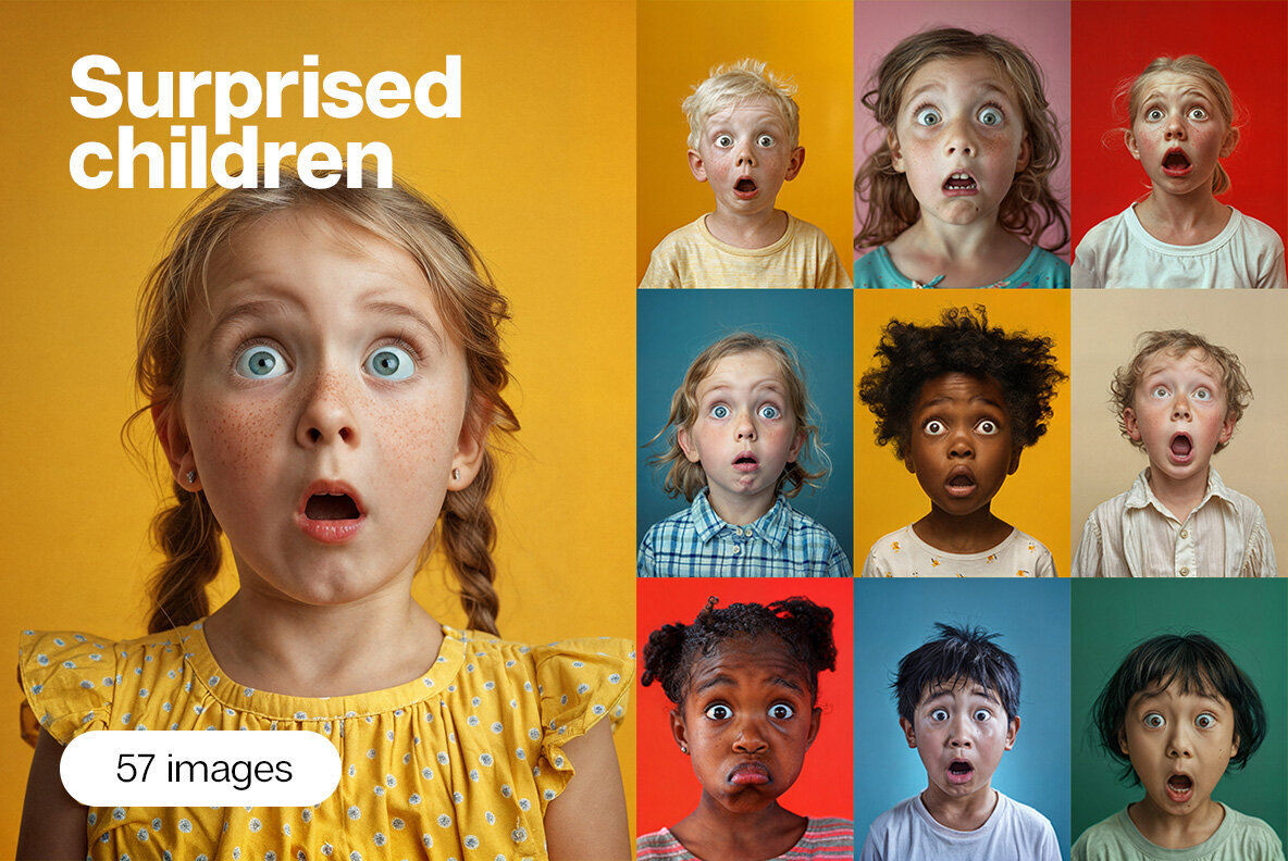 Surprised children 1