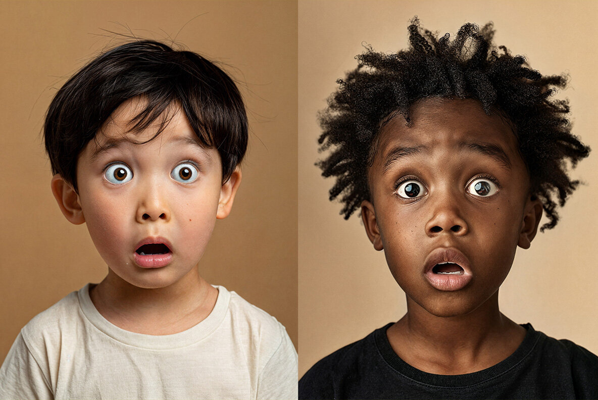 Surprised children 3