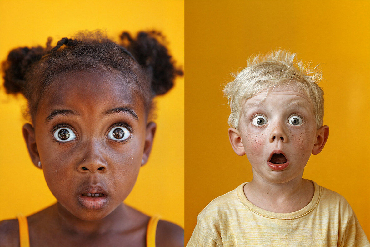 Surprised children 9