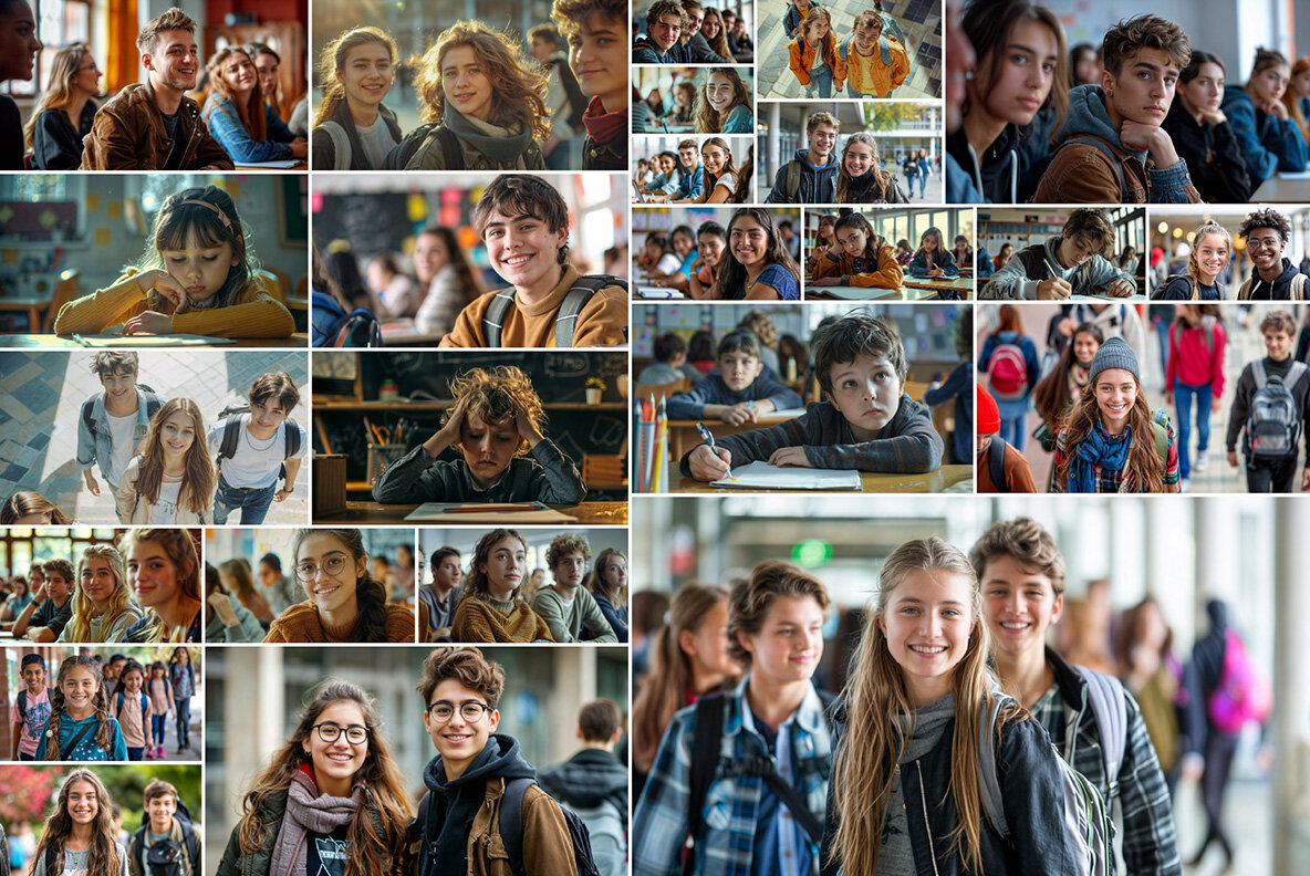 Schoolchildren and students 4