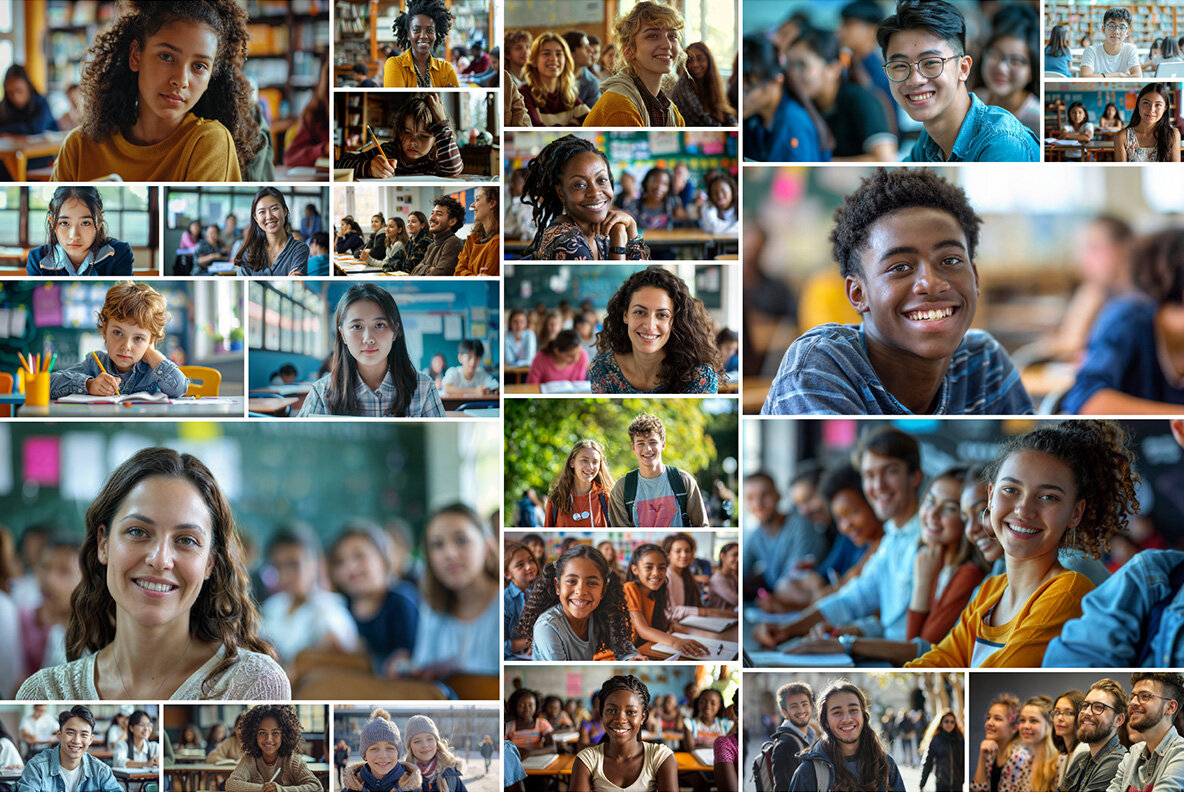 Schoolchildren and students 8