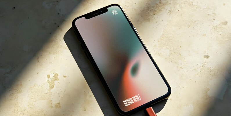 Minimalist iPhone Mockup