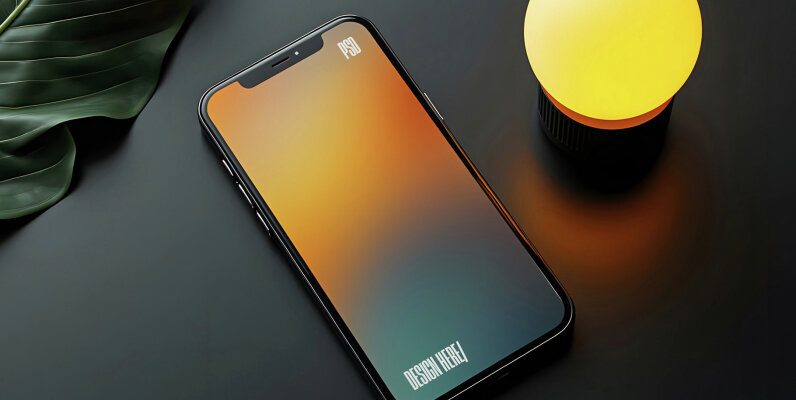 Cinematic iPhone Mockup Dark and Dramatic