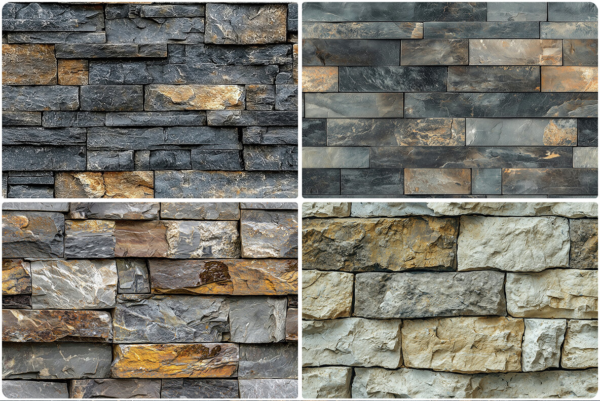 30 Artesia Stone Cladding Texture Backgrounds Seamless Tiling 5