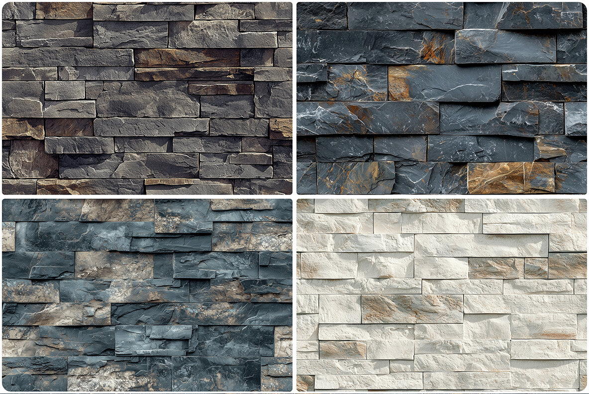30 Artesia Stone Cladding Texture Backgrounds Seamless Tiling 8