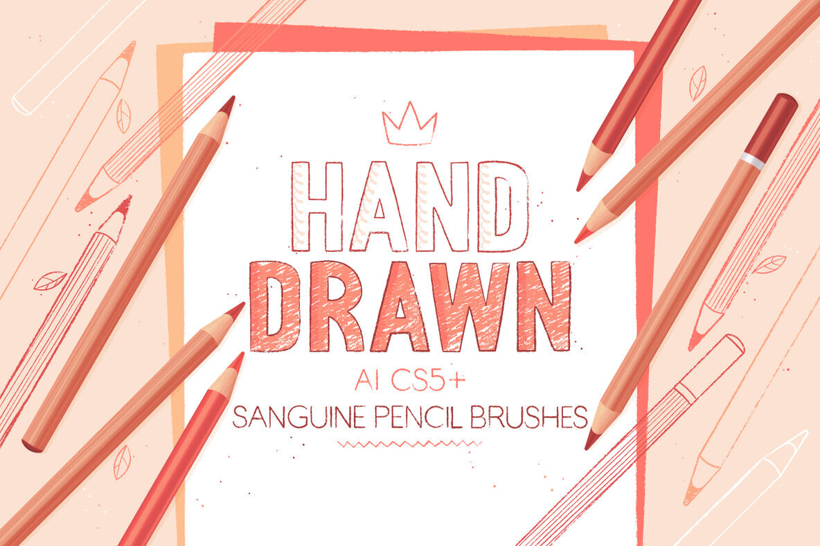 Sanguine Pencil Brushes 1