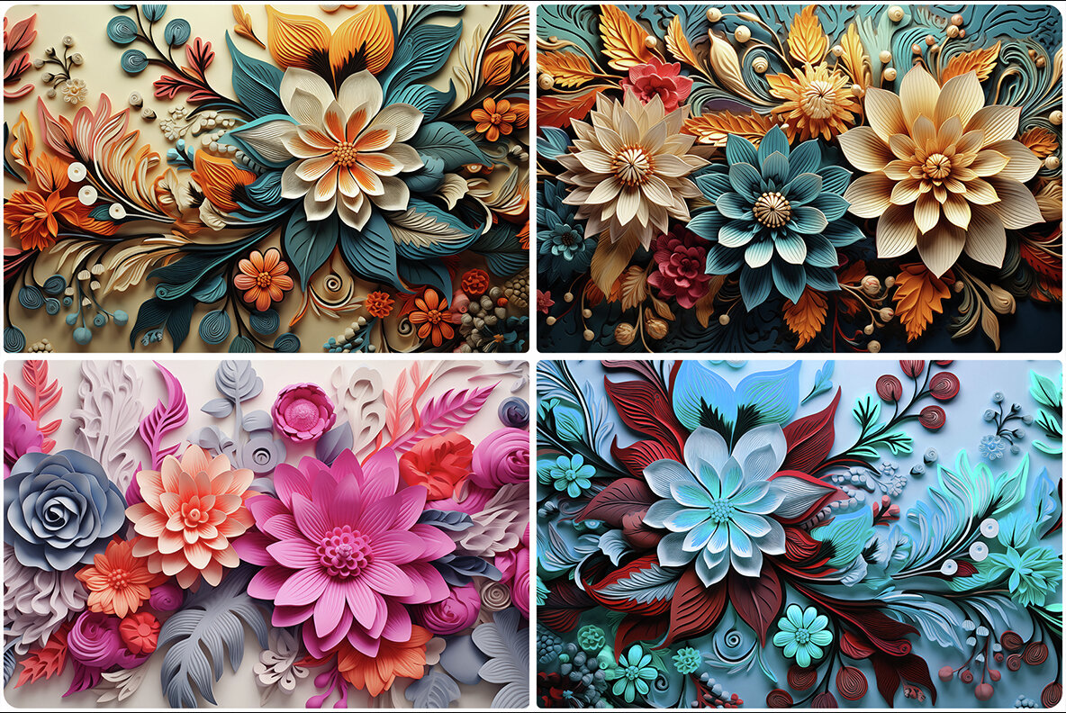 50 Bohemian Art Backgrounds 4