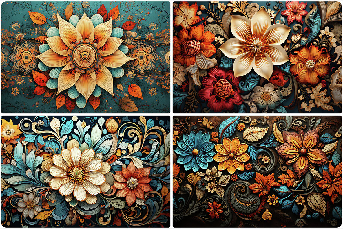 50 Bohemian Art Backgrounds 10
