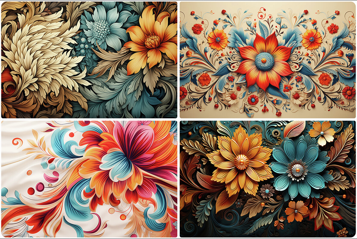 50 Bohemian Art Backgrounds 12