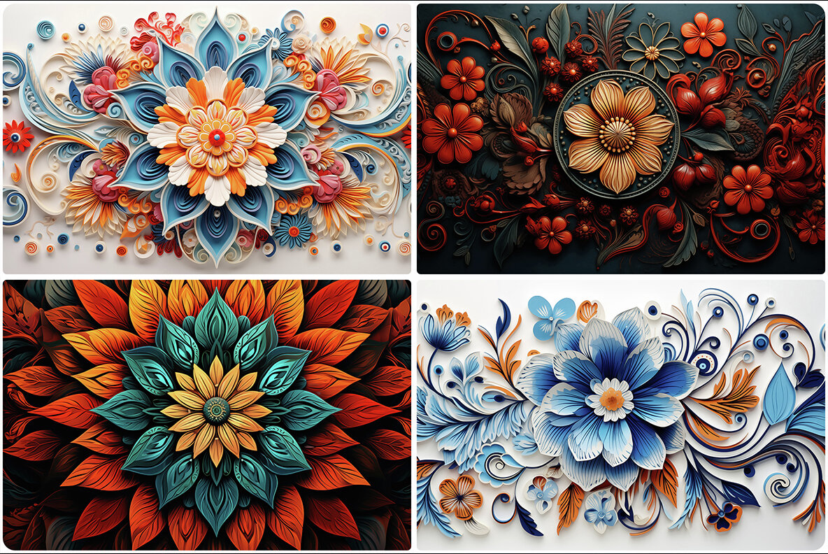 50 Bohemian Art Backgrounds 13