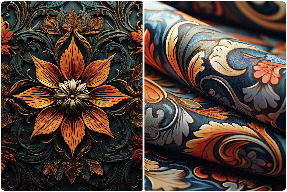 50 Bohemian Art Backgrounds 14