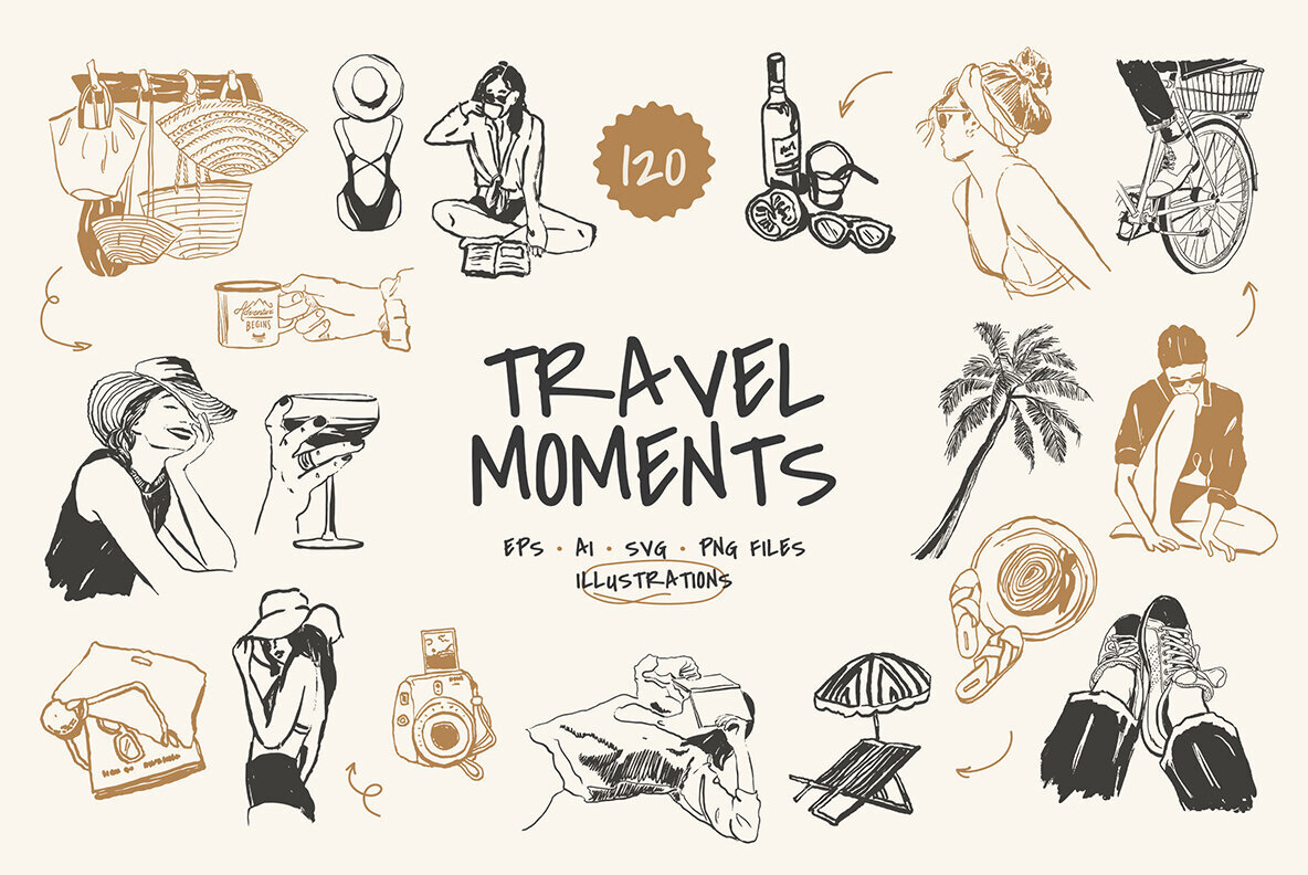 Travel Illustrations 1