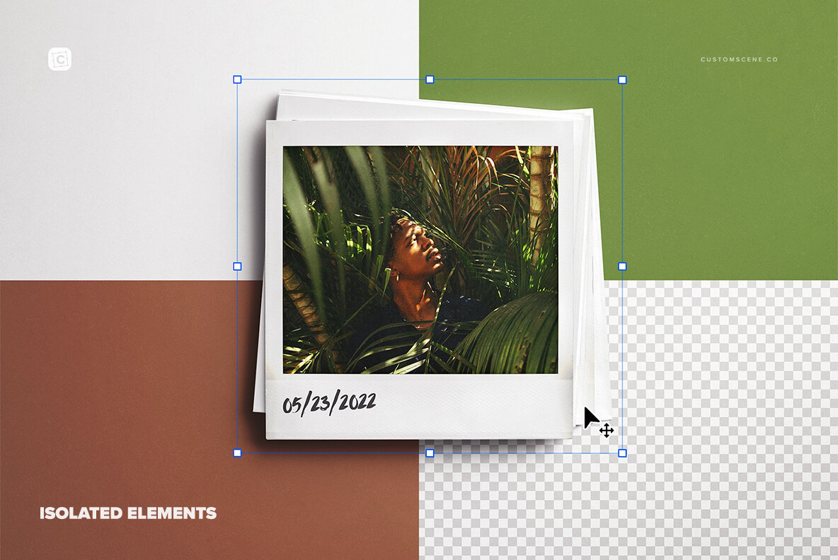 Instant Pictures Mockup Pile 4
