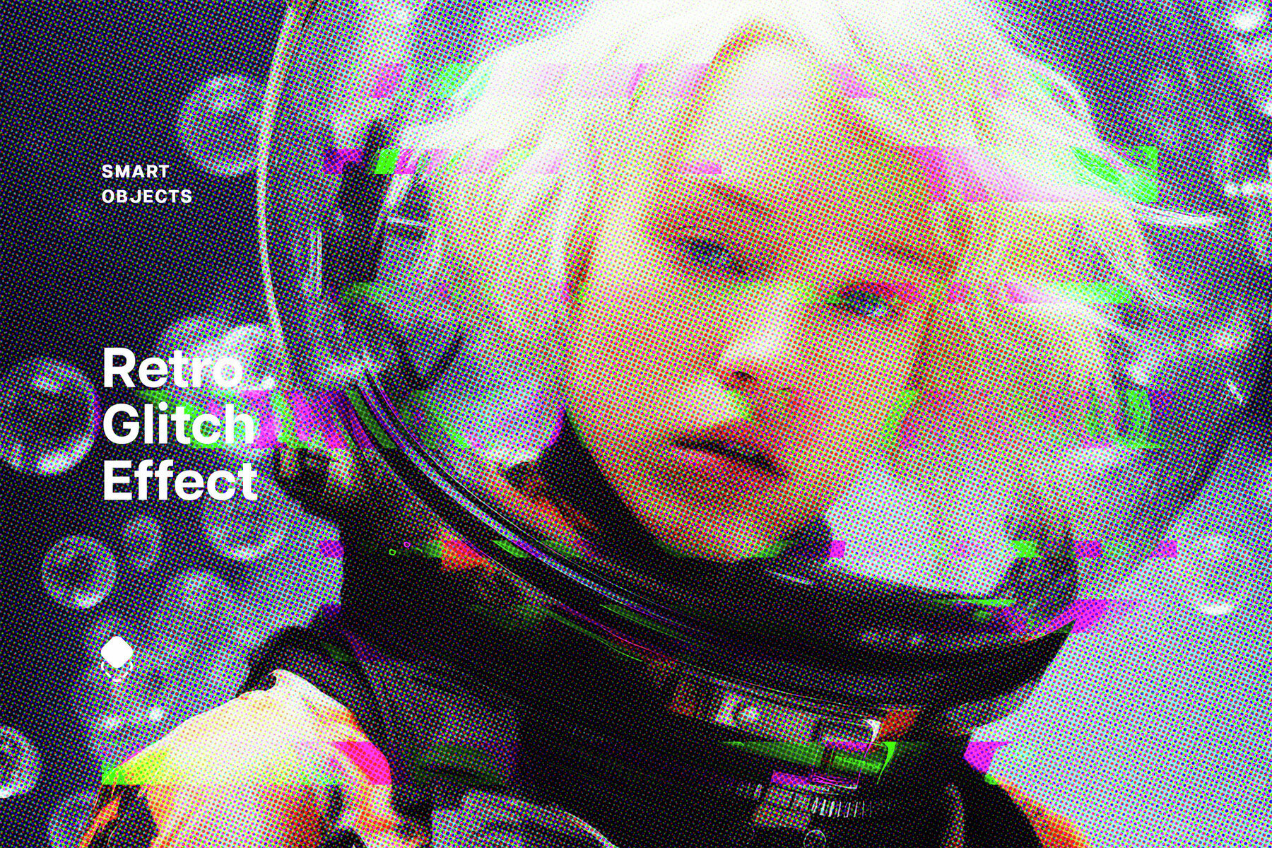 90s Screen Glitch Photo Effect 1