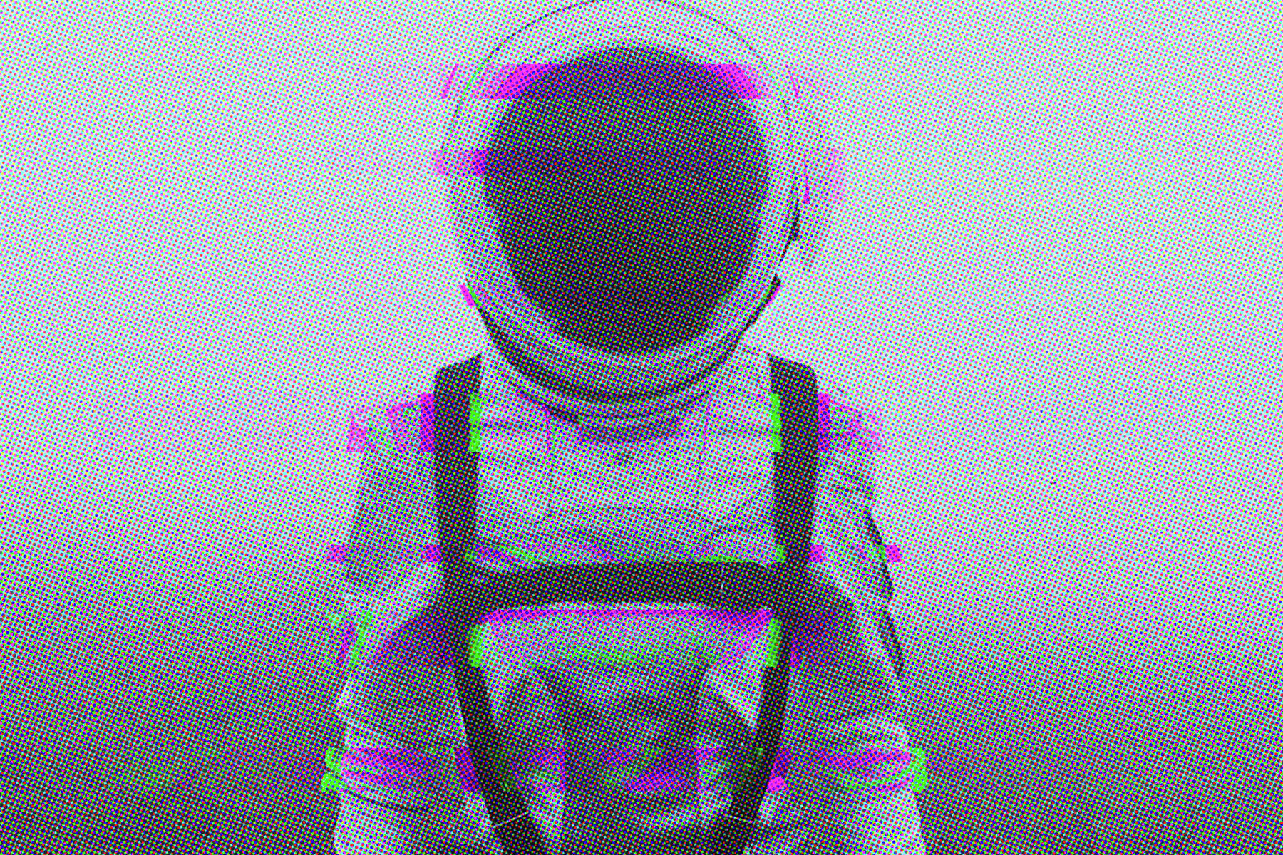 90s Screen Glitch Photo Effect 3