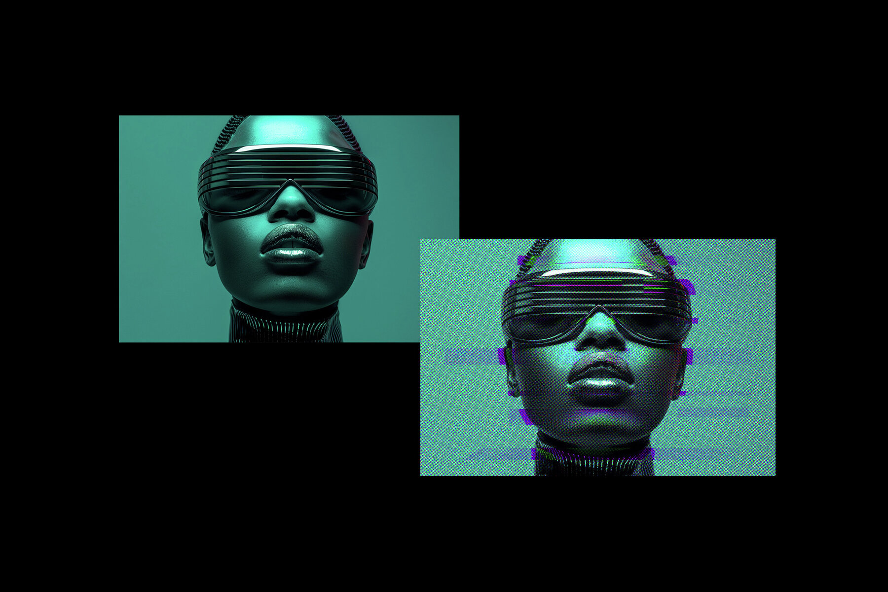 90s Screen Glitch Photo Effect 4