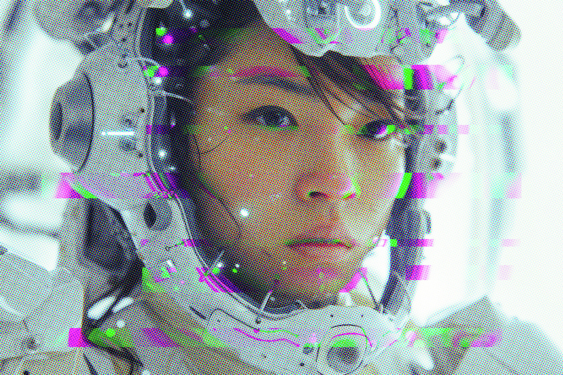 90s Screen Glitch Photo Effect 5