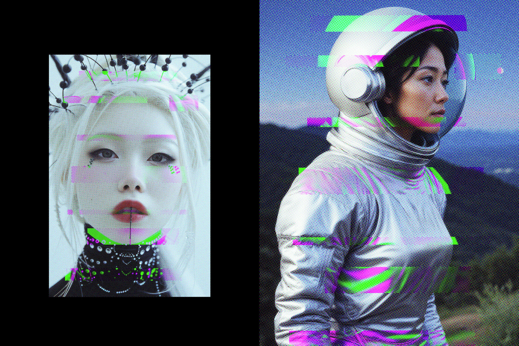 90s Screen Glitch Photo Effect 6