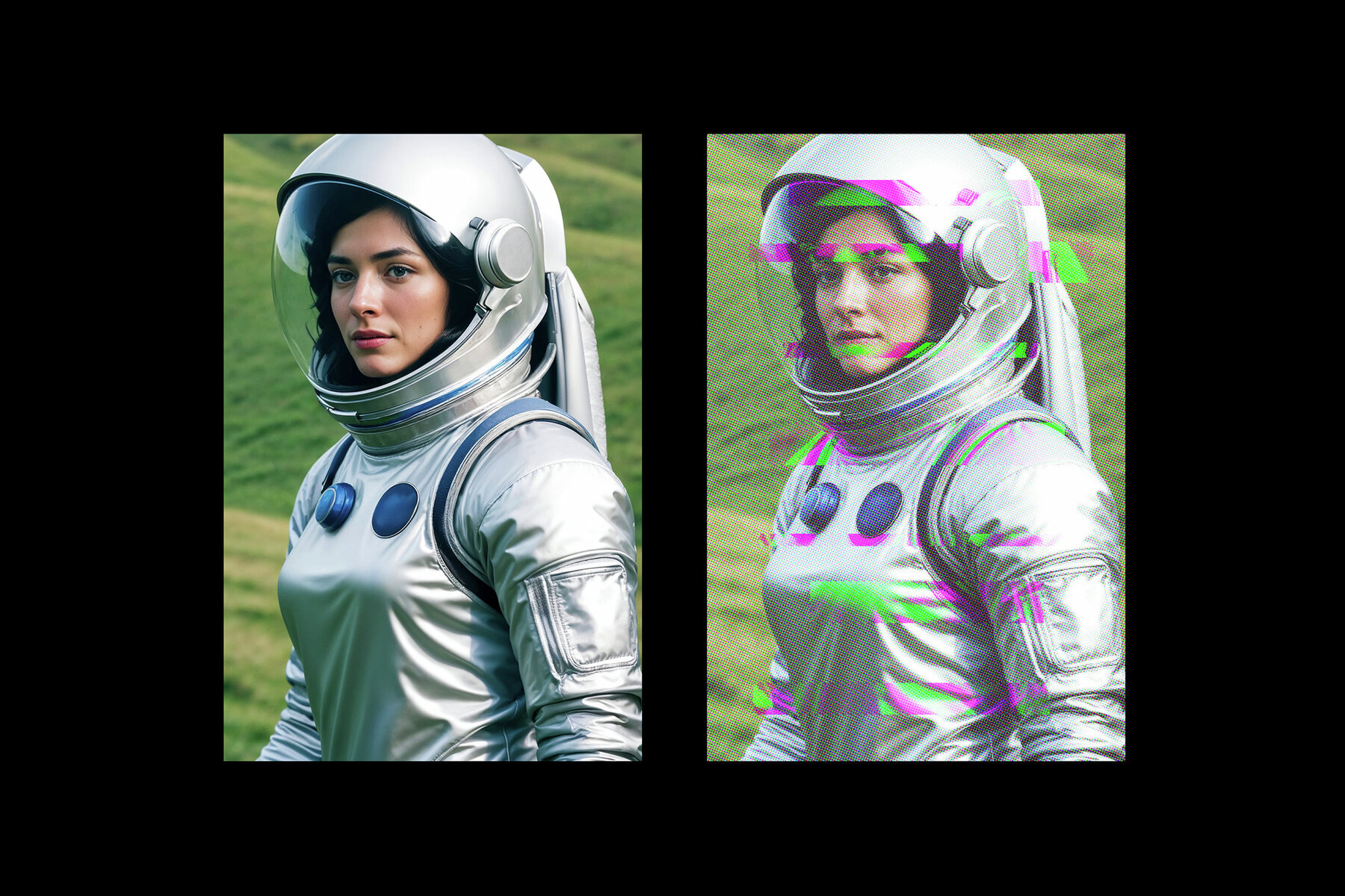 90s Screen Glitch Photo Effect 7