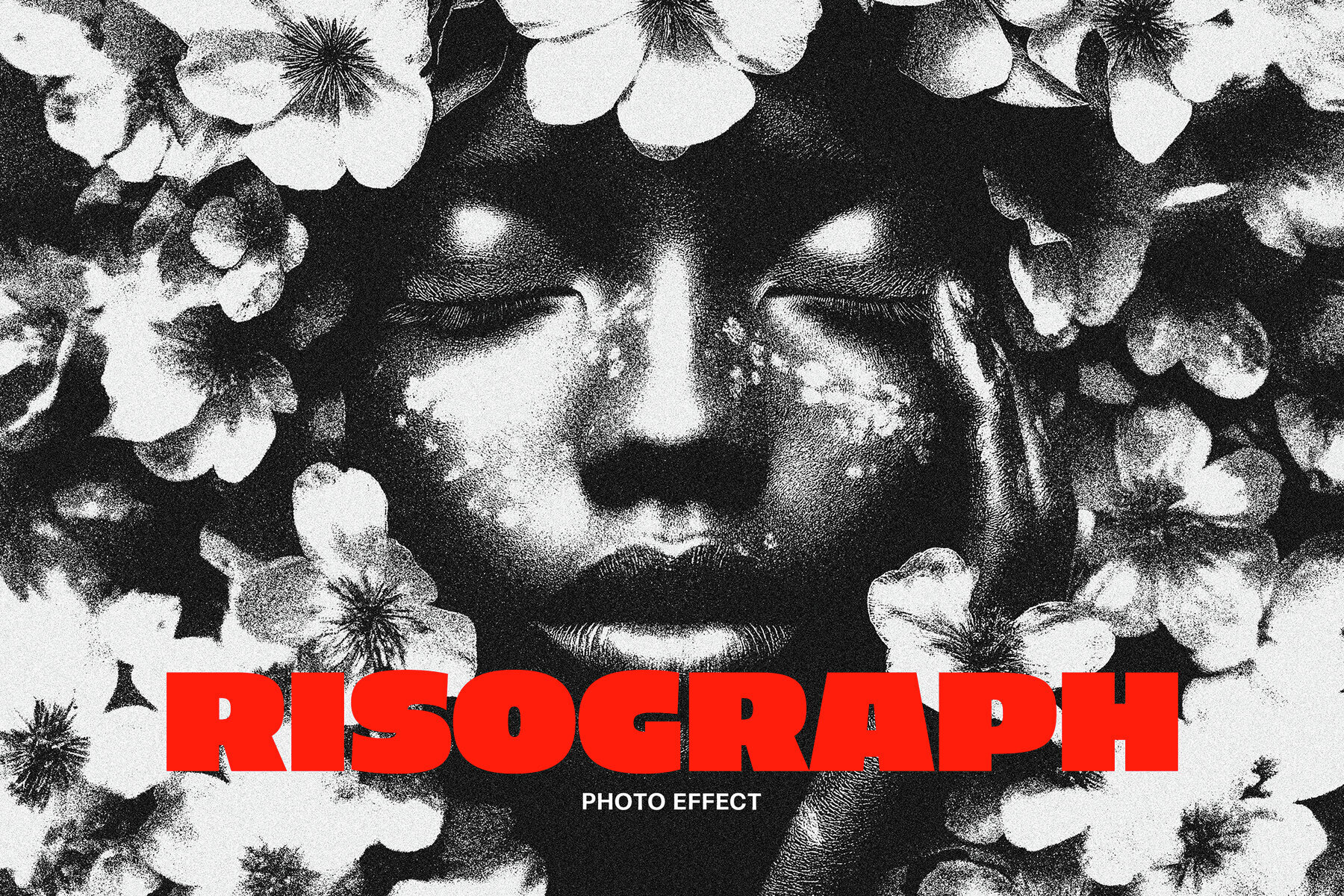 Retro Risograph Photo Effect 1