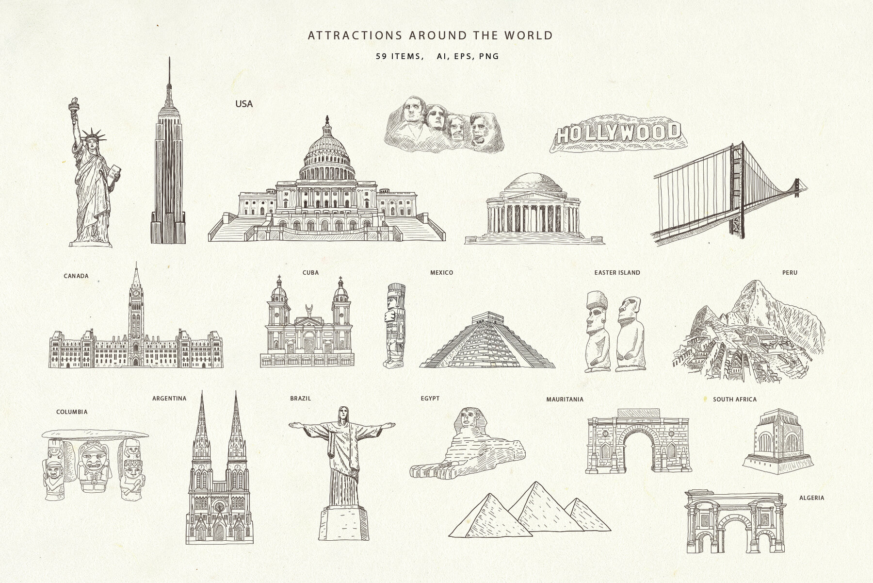 Around the World Travel Bundle 4