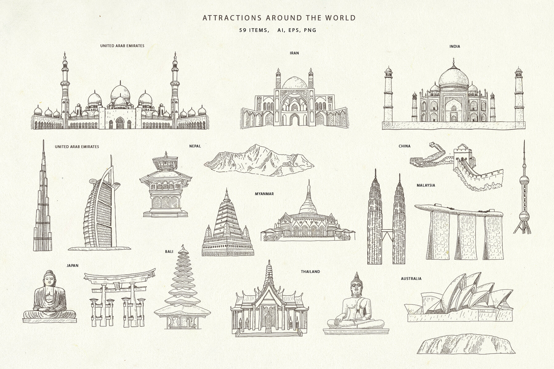 Around the World Travel Bundle 6