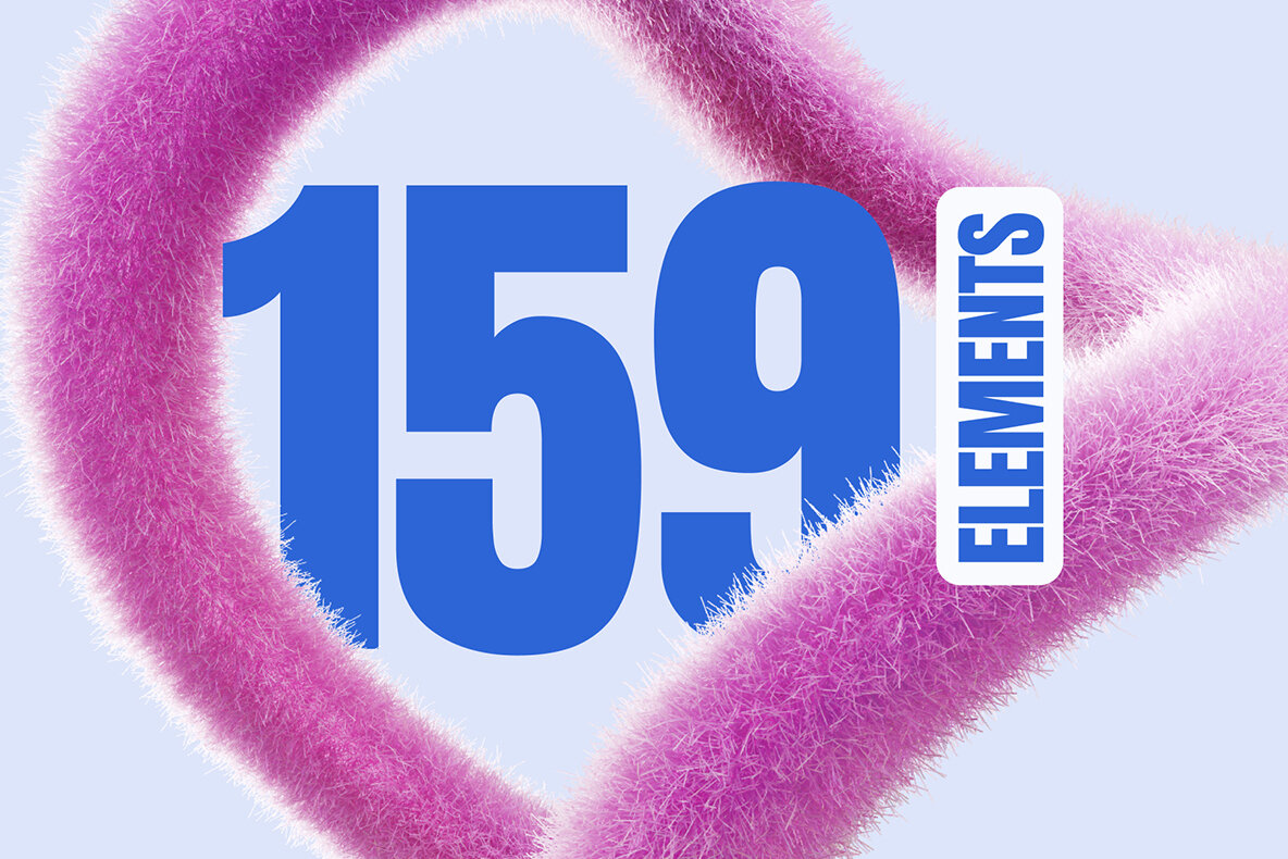 159 Fluffy 3D illustrations 7