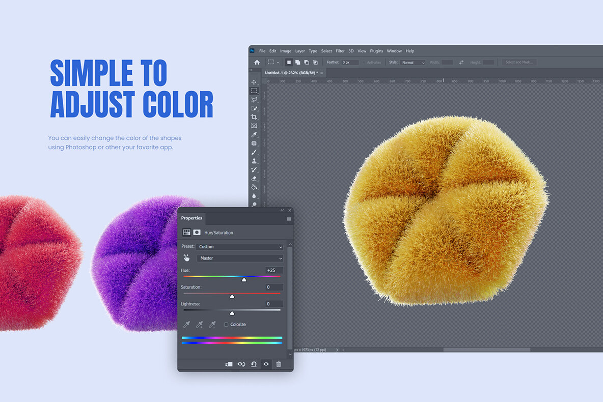 159 Fluffy 3D illustrations 11