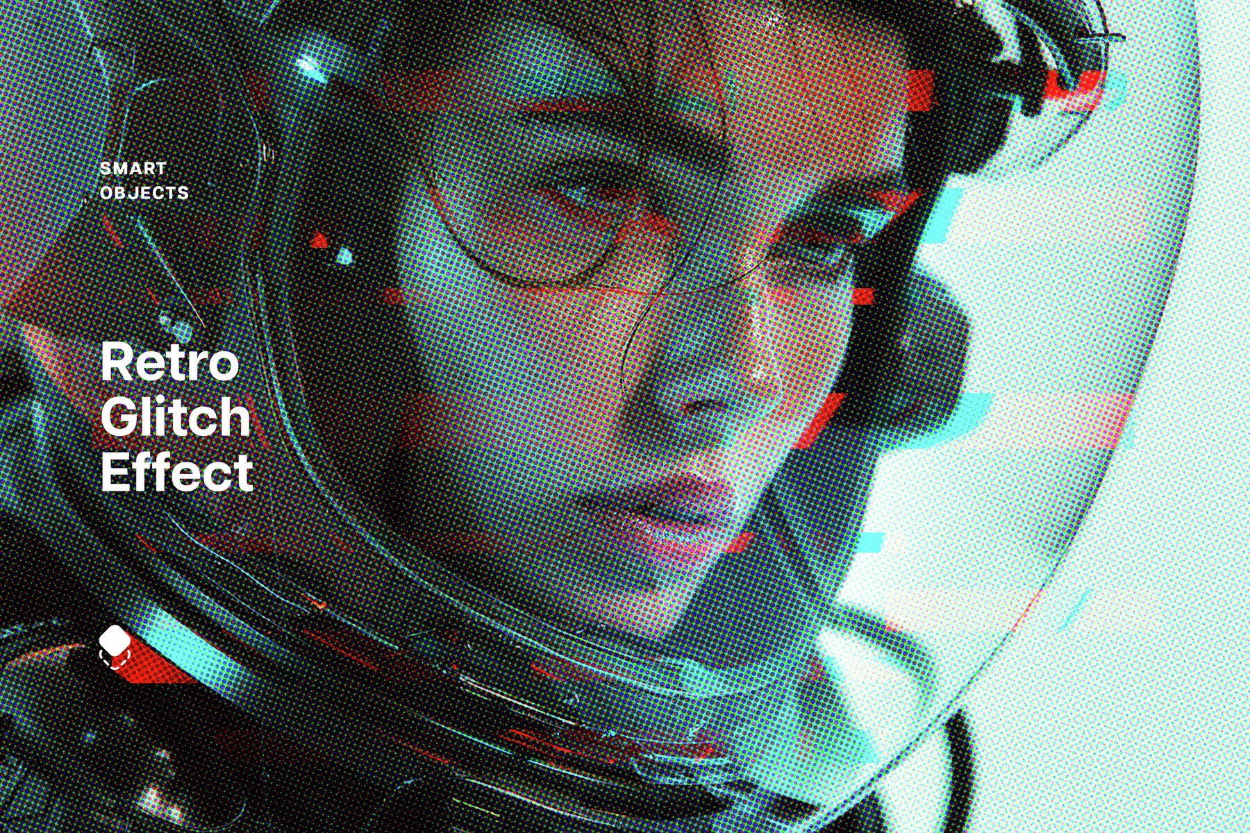 Retro Glitch Photo Effect 1