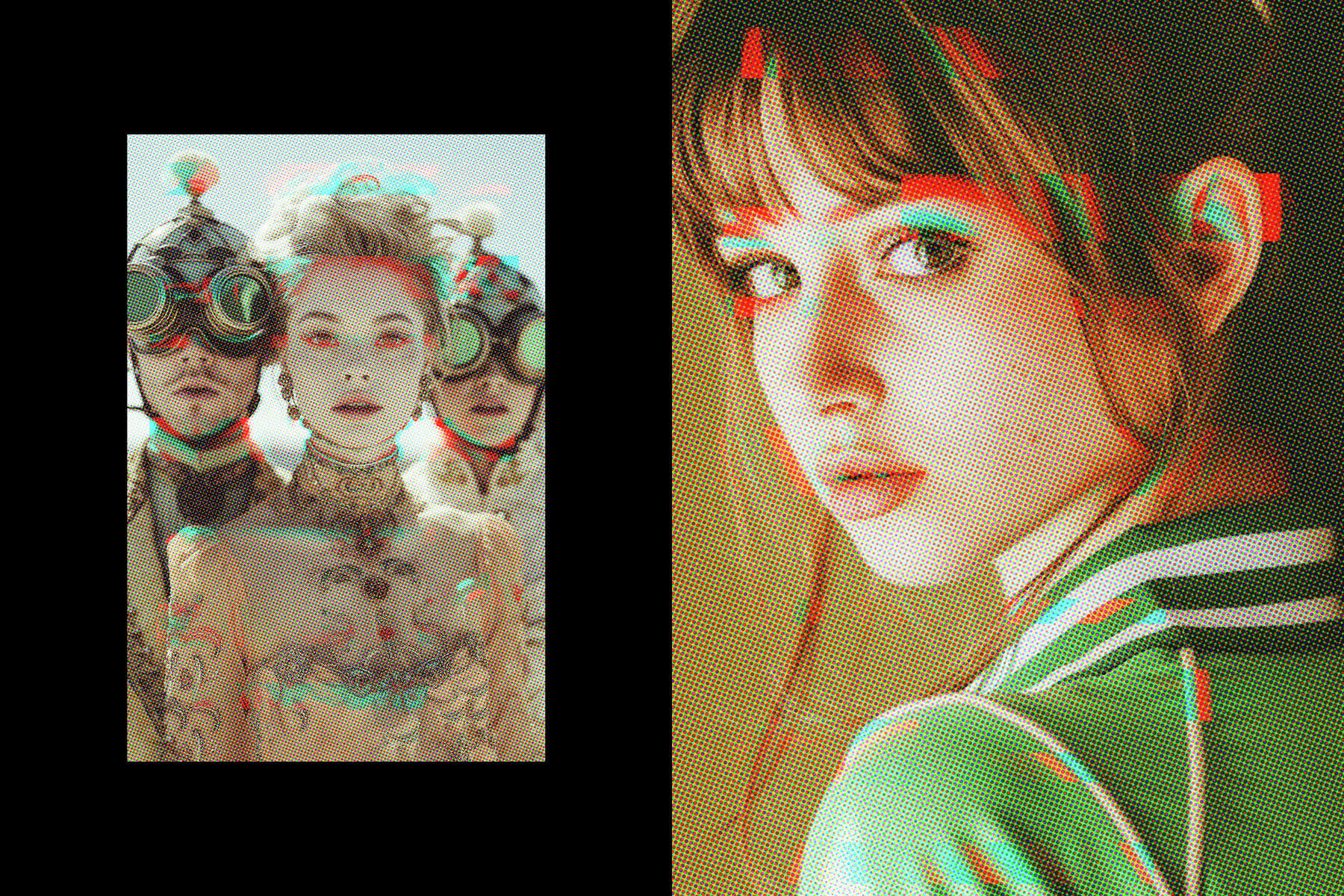 Retro Glitch Photo Effect 2