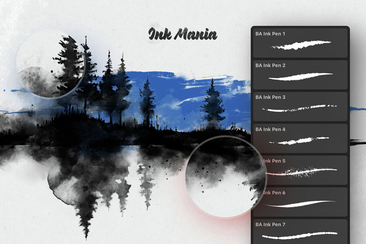 Ink Mania Affinity Brushes 3