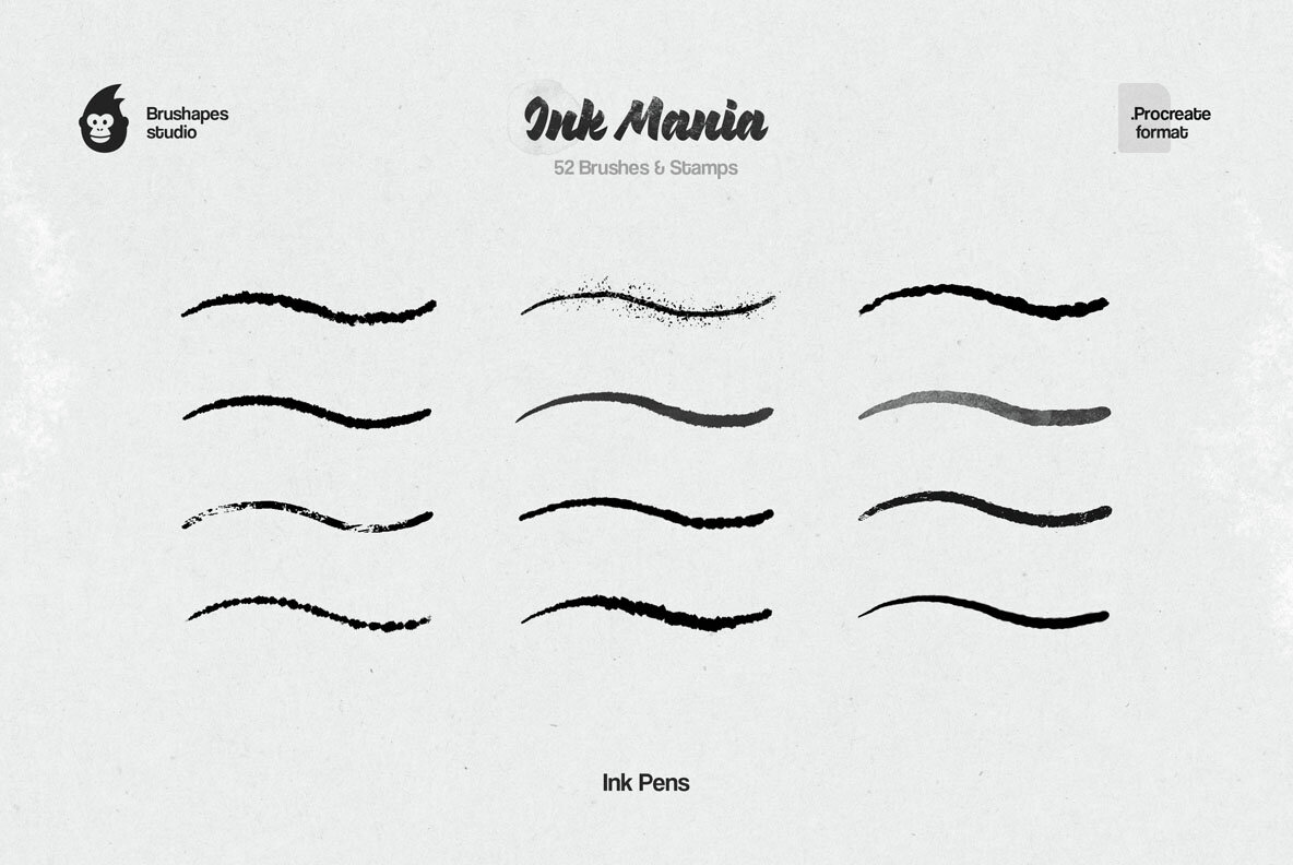 Ink Mania Procreate Brushes 5