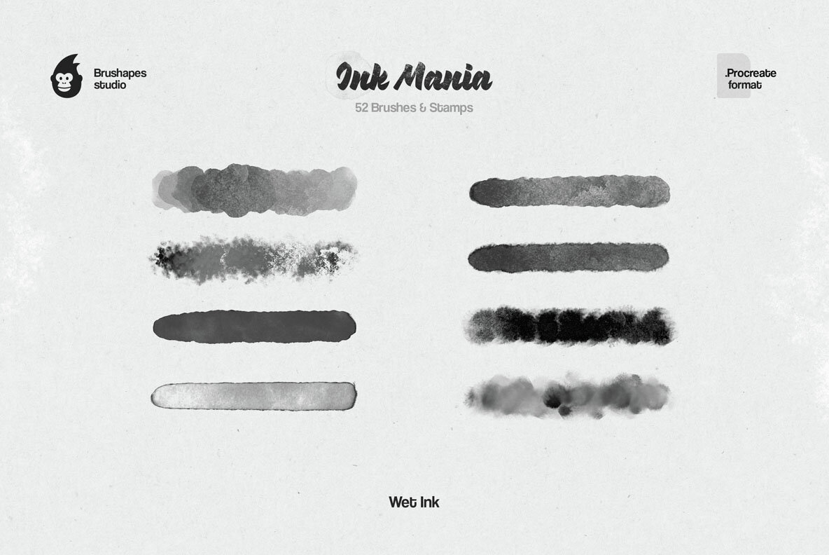 Ink Mania Procreate Brushes 7