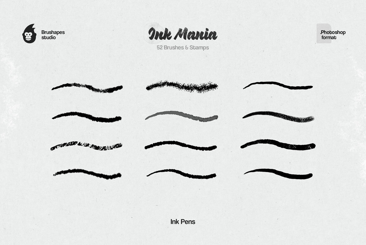 Ink Mania Photoshop Brushes 5