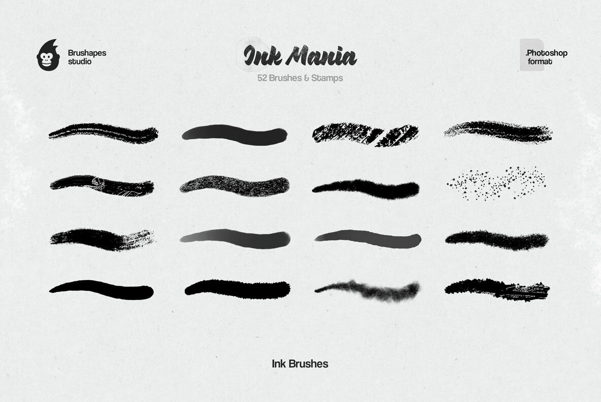 Ink Mania Photoshop Brushes 6