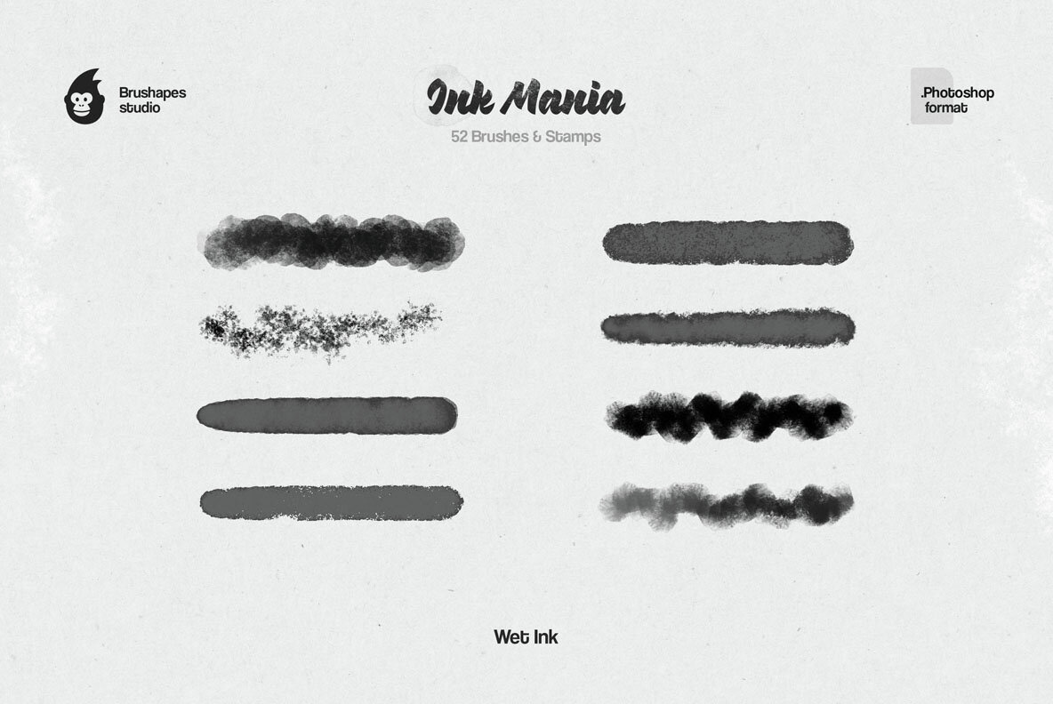 Ink Mania Photoshop Brushes 7