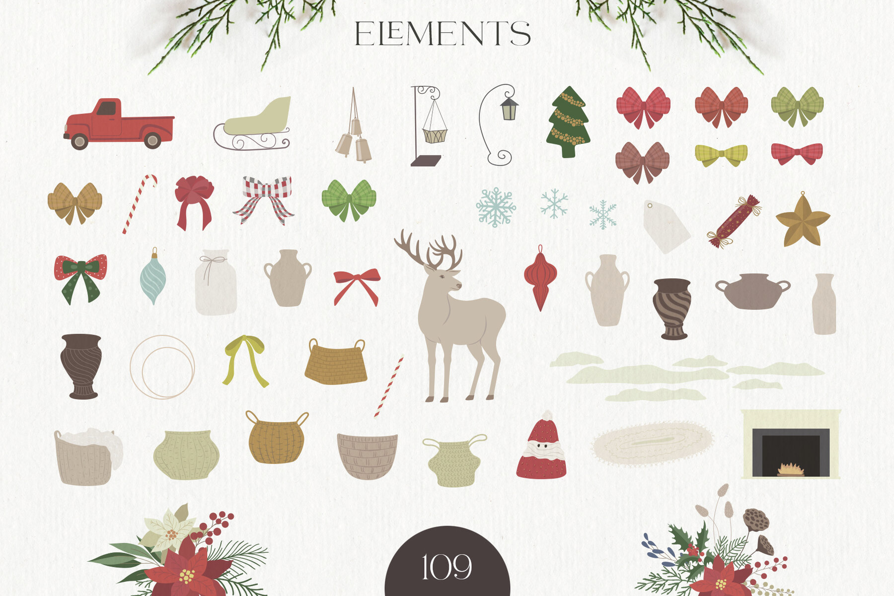 Christmas Dreams Vector Illustrations 4