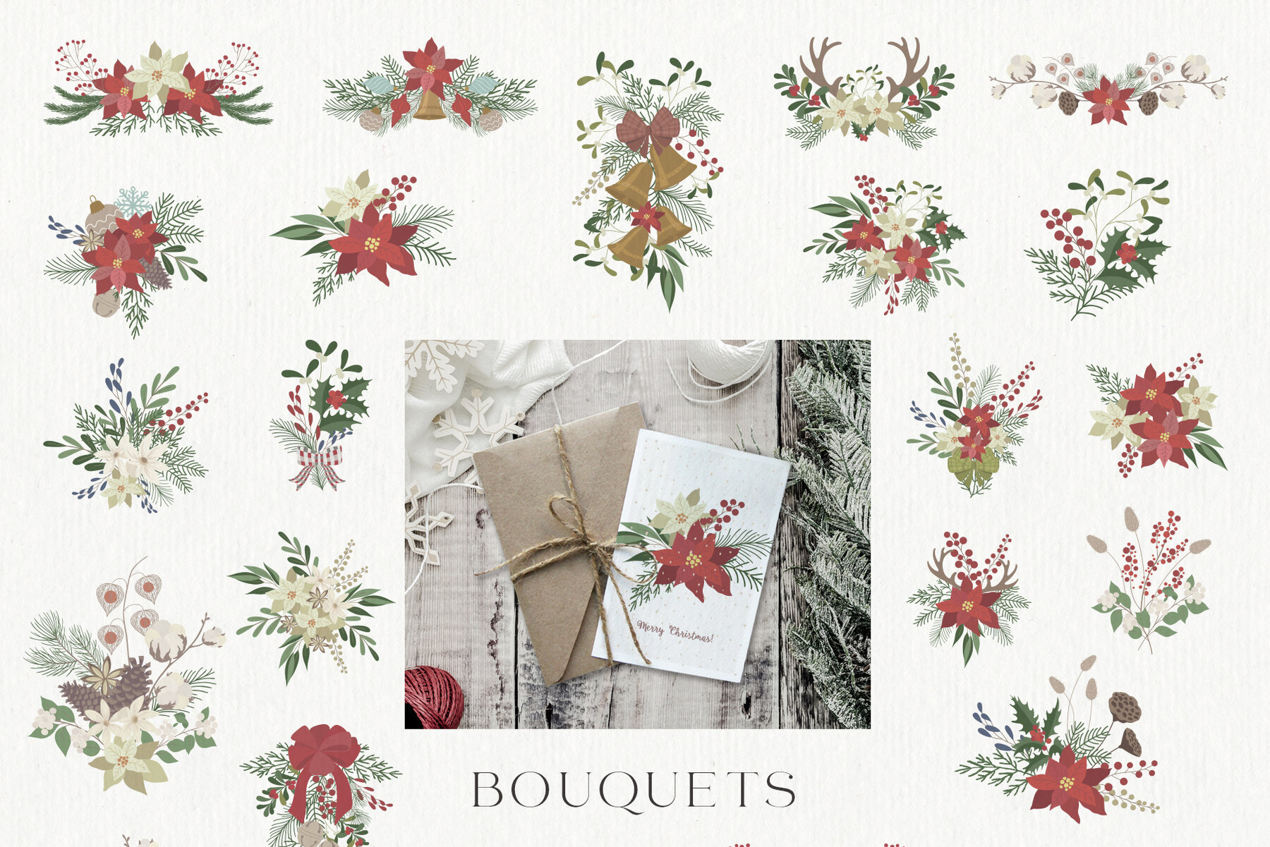 Christmas Dreams Vector Illustrations 5