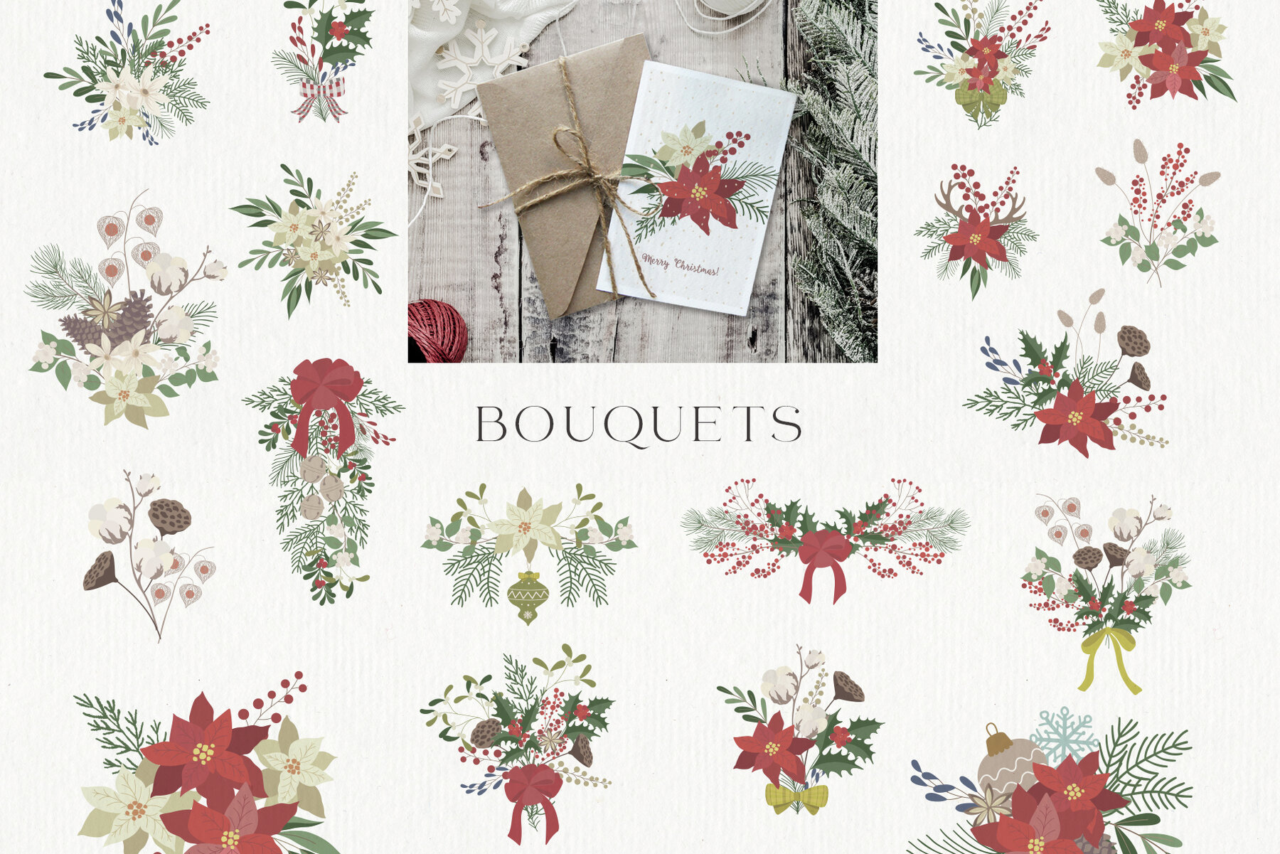 Christmas Dreams Vector Illustrations 6