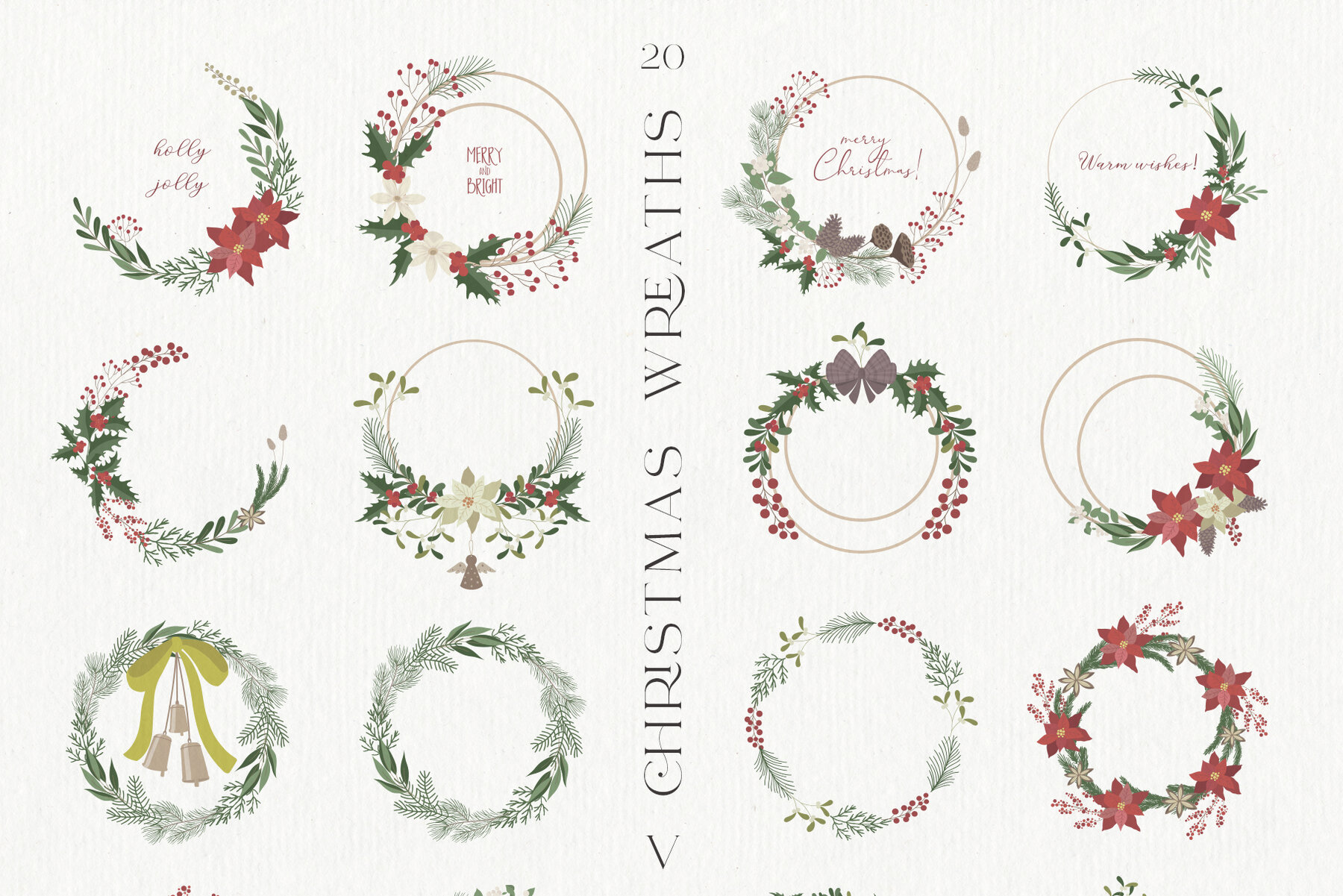 Christmas Dreams Vector Illustrations 7