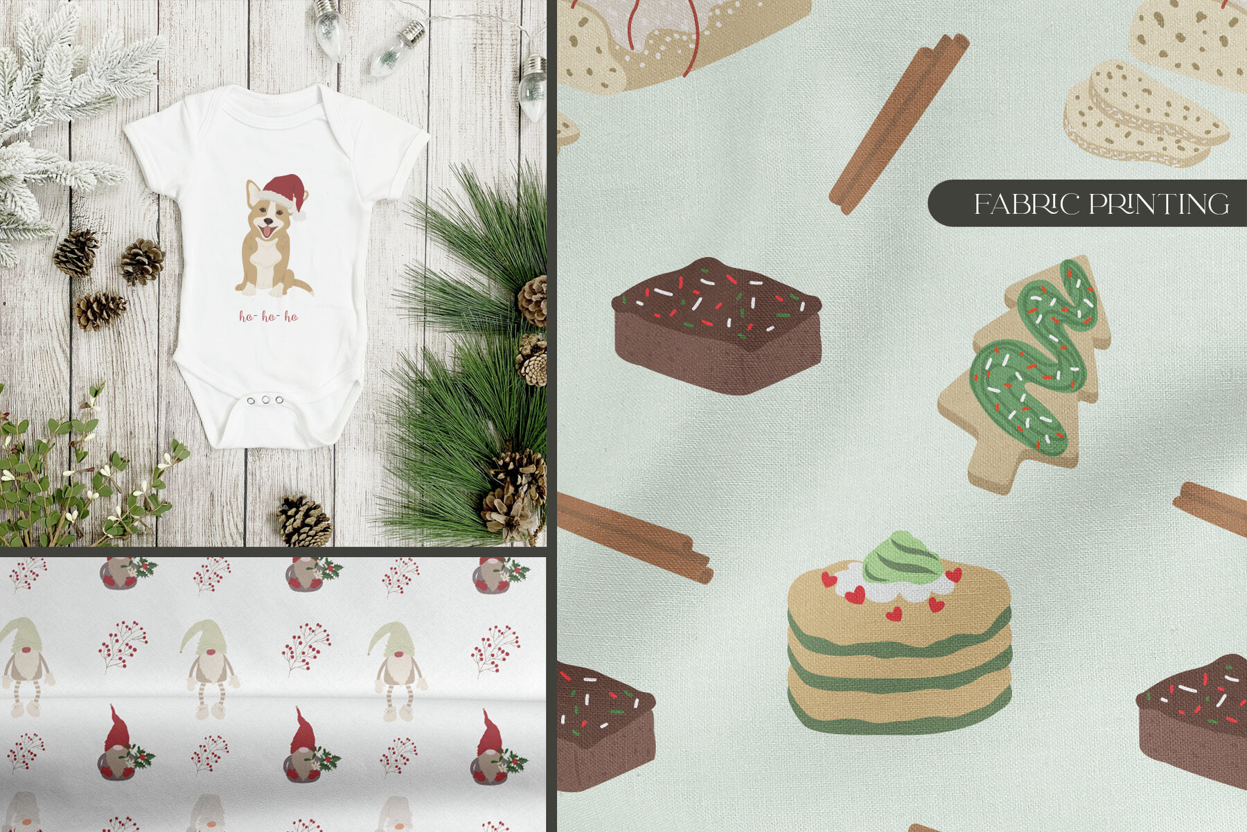 Christmas Dreams Vector Illustrations 11