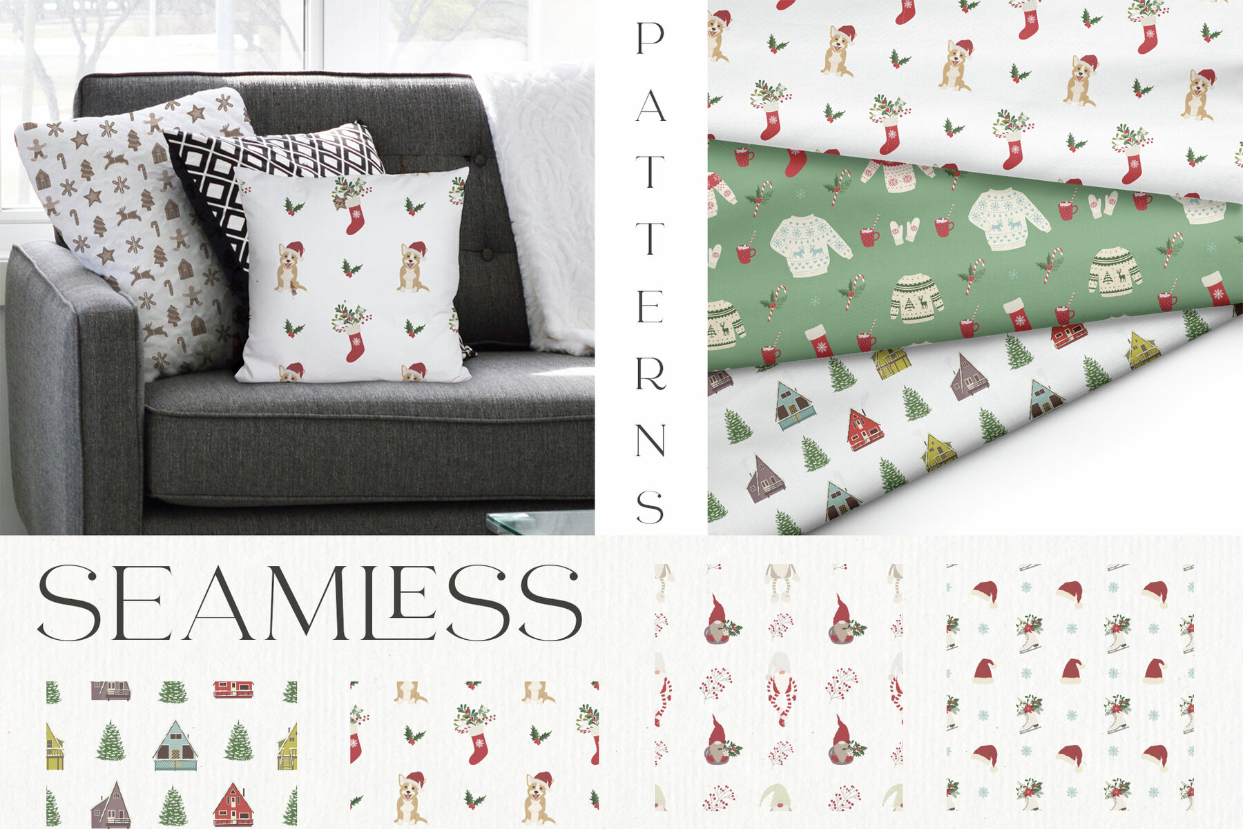 Christmas Dreams Vector Illustrations 12