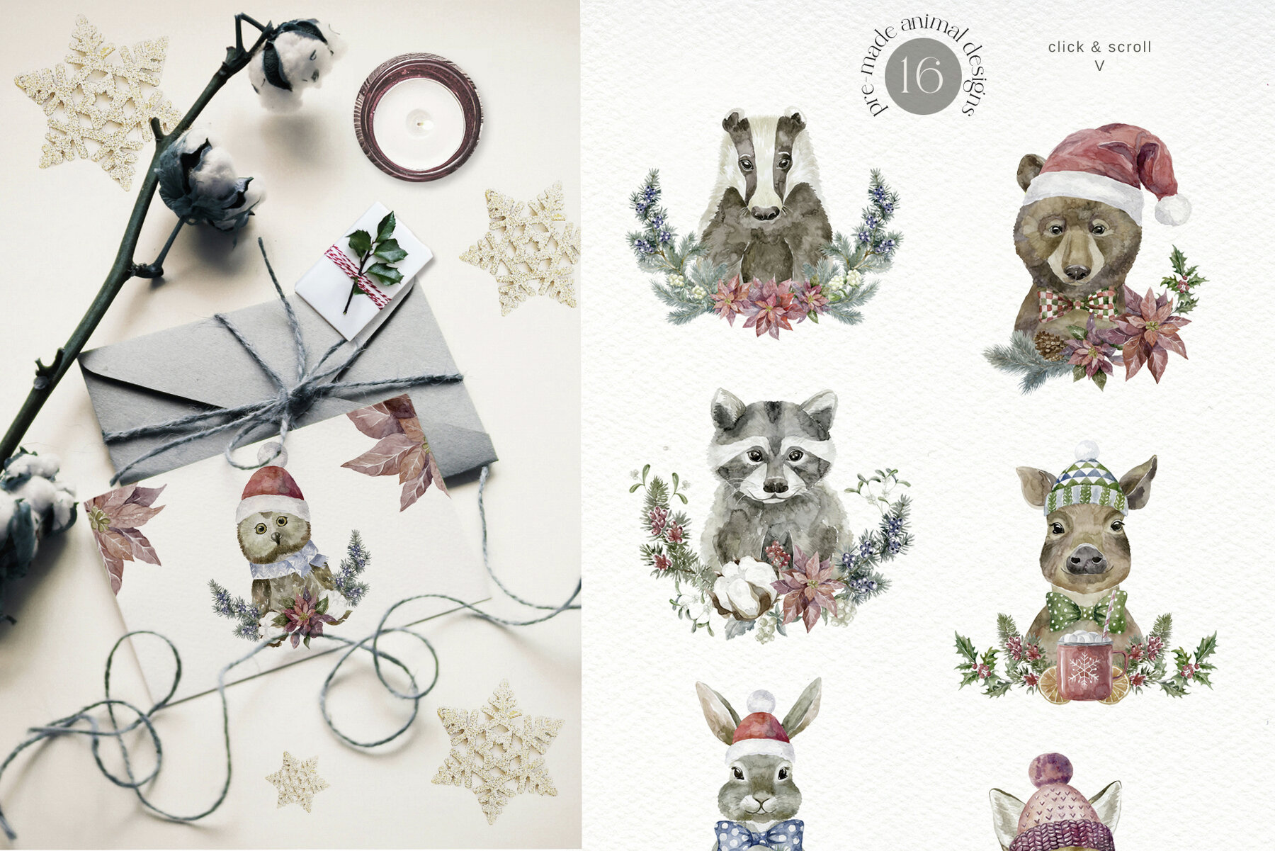 Forest Animals Character Creator Christmas 18